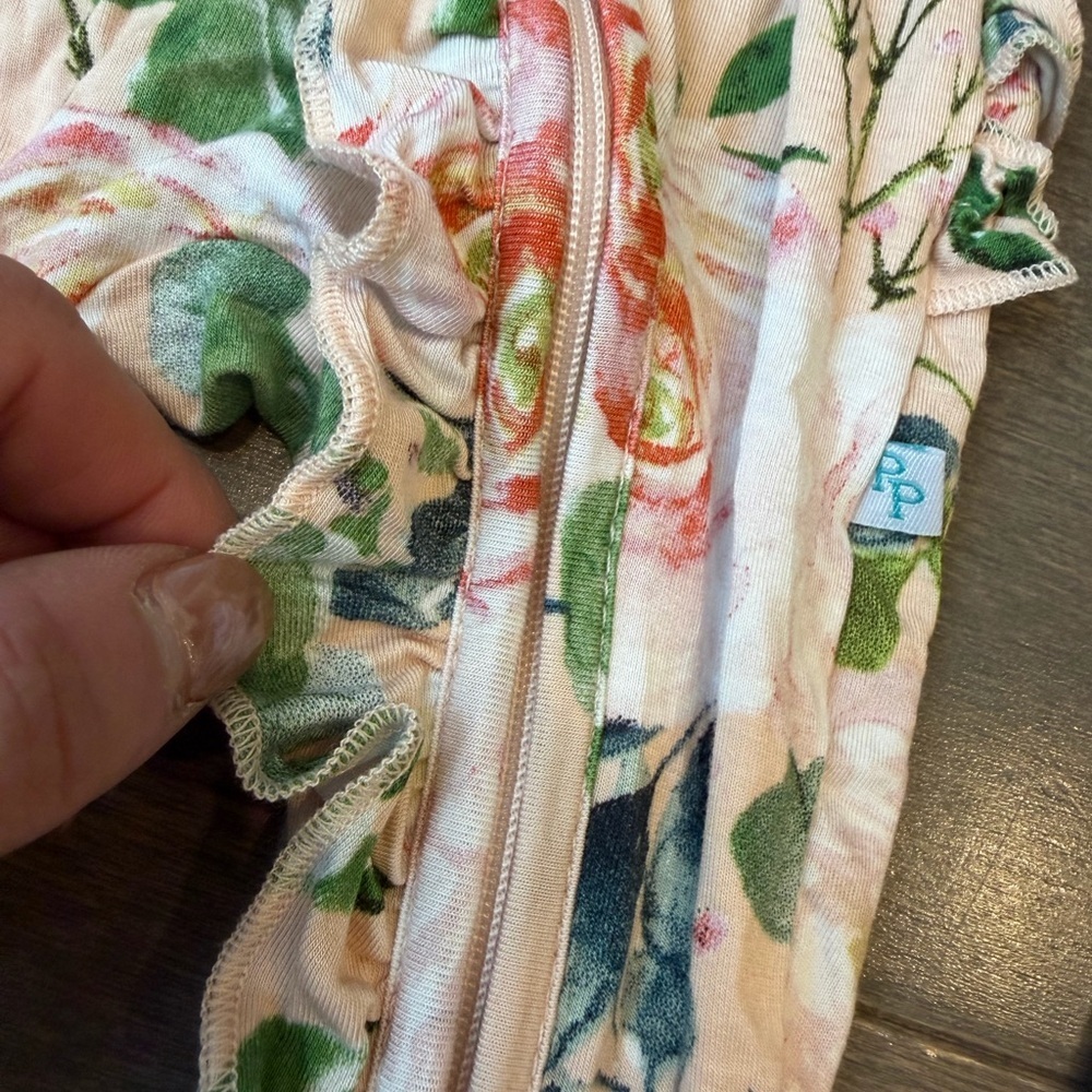 BUNDLE- Posh Peanut Leopard & Floral Print Kids Onesies - Picture 8 of 14